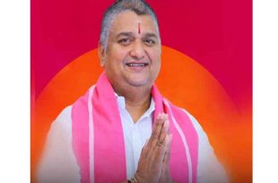 brs-corporator-arrested-in-land-grabbing-case