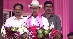 cm kcr comments on eating pizza and burgers in brs khammam meeting