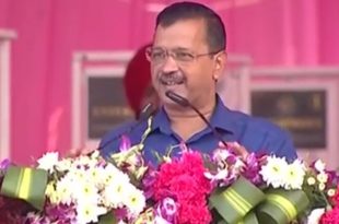 delhi cm kejrival shocking comments on bjp in brs meeting at khammam